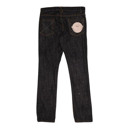 20471120 Hyoma Straight-Leg Denim Jeans – Black