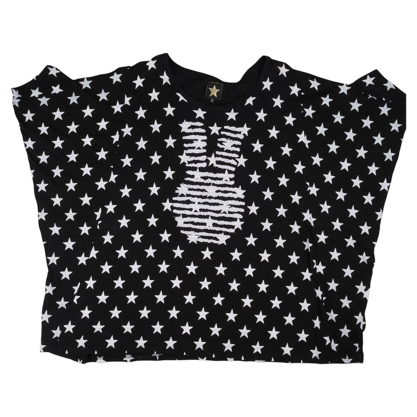 20471120 Hyoma Star Print Distressed Graphic Tee