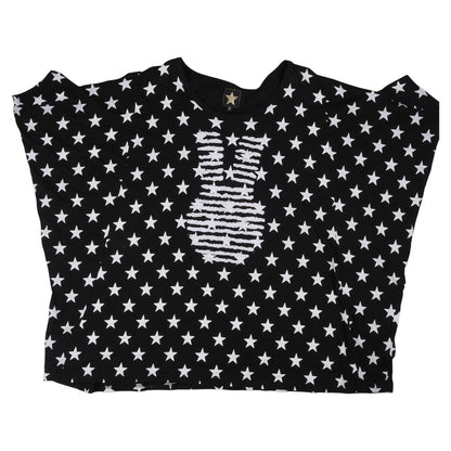 20471120 Hyoma Star Print Distressed Graphic Tee