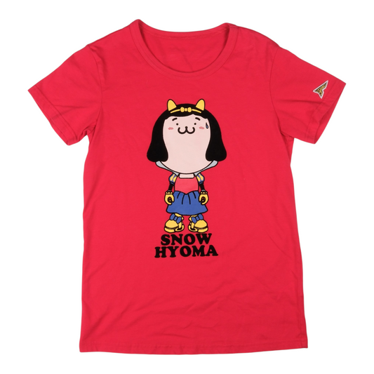 20471120 Hyoma "Snow Hyoma" Red T-Shirt