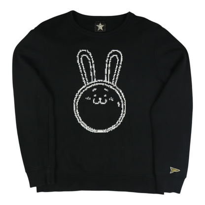 20471120 Hyoma 'Hyoma Jump Into The Pixel World' Black Crewneck