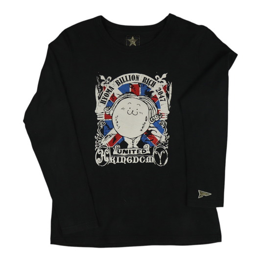 20471120 Hyoma “Billion Rich 2047” UK Graphic Long Sleeve Tee