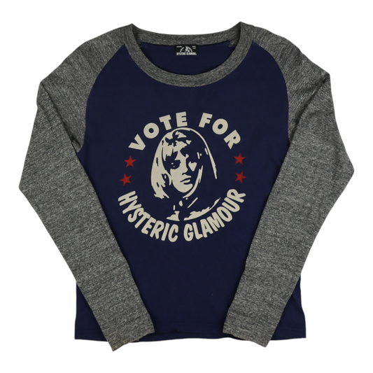 Hysteric Glamour “Vote For” Raglan Tee