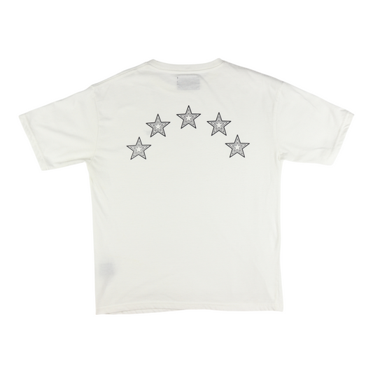 Number (N)ine Denim Star Arch Logo Tee – White