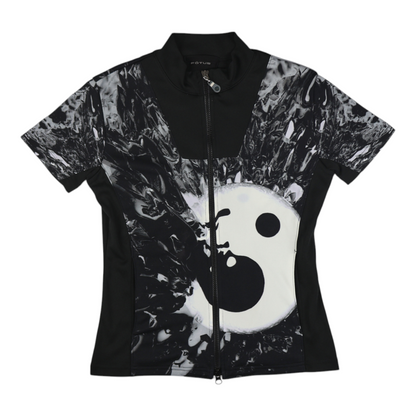 FÖTUS Ice Burst Dark Gray Cycling Top