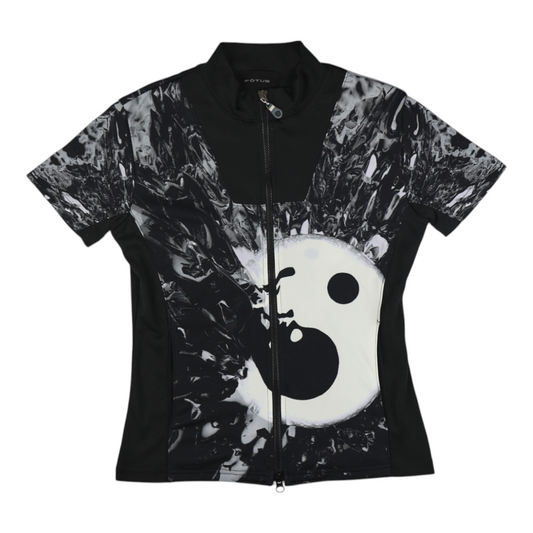 FÖTUS Ice Burst Dark Gray Cycling Top