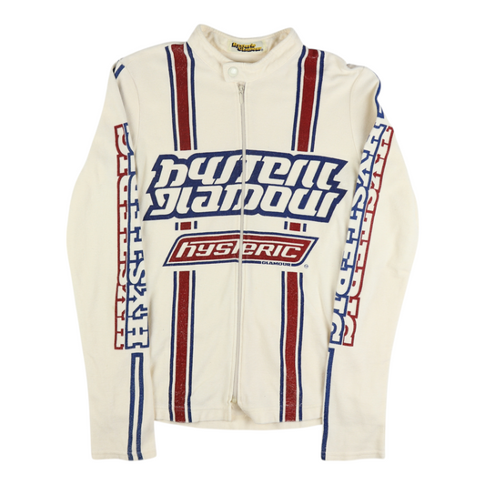 Hysteric Glamour Racing Logo Zip Jacket