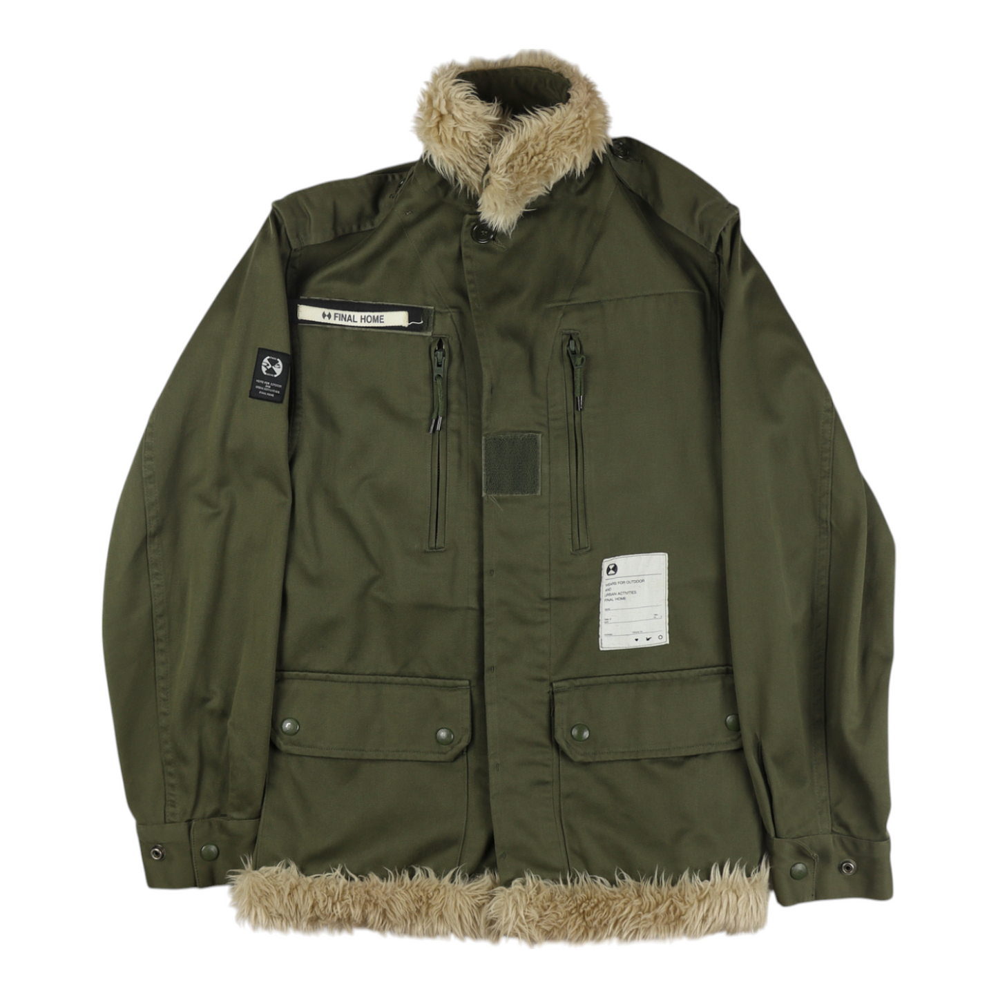 Final Home Recycled Military Jacket