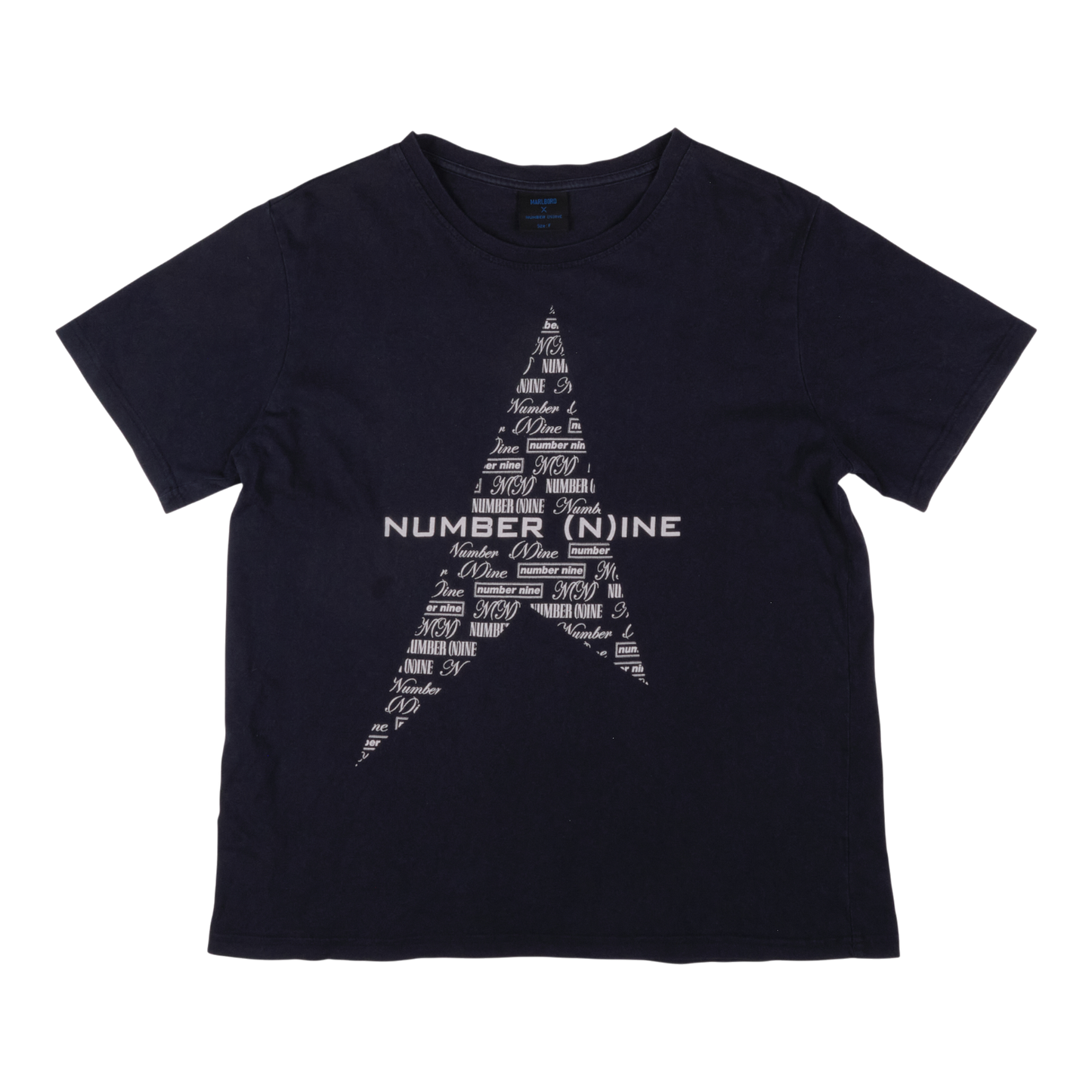 Number (N)ine x Marlboro Star Navy Tee