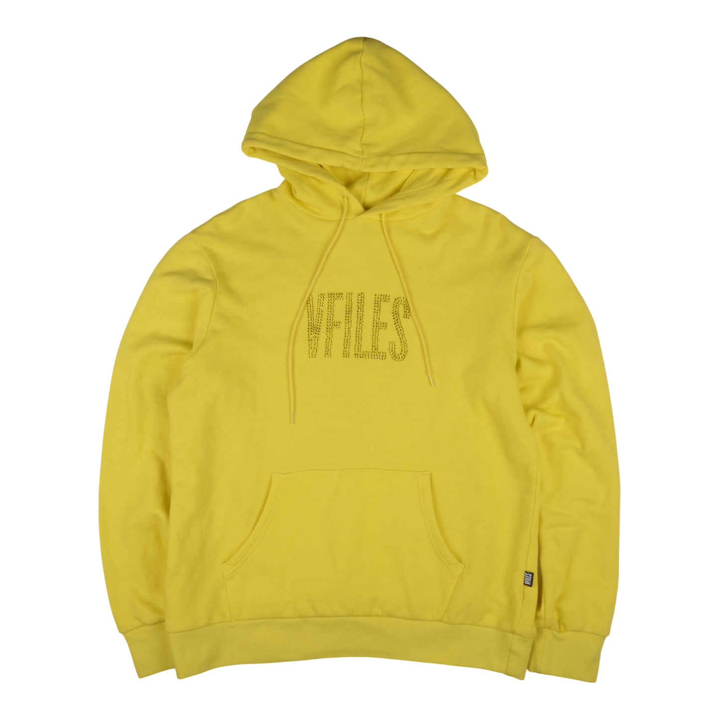VFILES Rhinestone Logo Yellow Hoodie