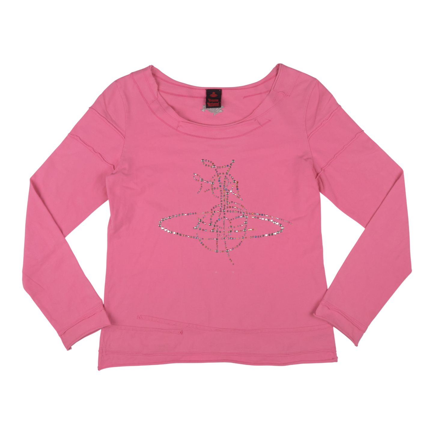 Vivienne Westwood Rhinestone Logo Long Sleeve
