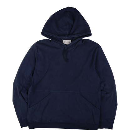Maison Margiela Blank Navy Embroidered Hoodie