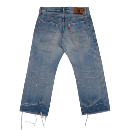 Hysteric Glamour 3/4 Length Distressed Jeans