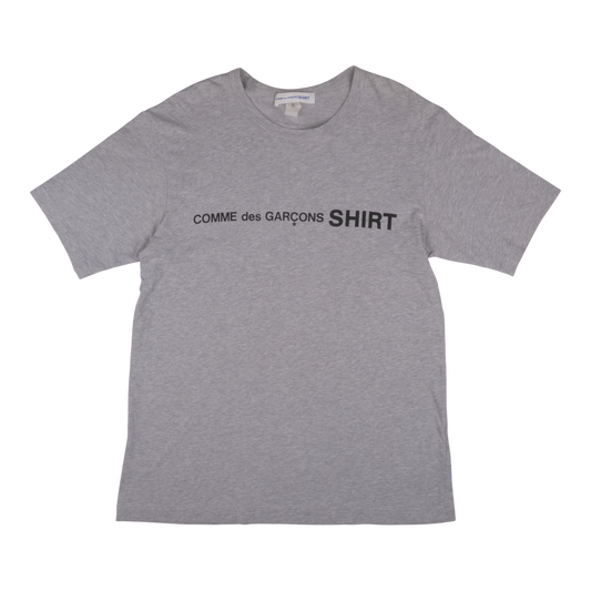 Comme des Garçons Shirt Logo Grey Tee