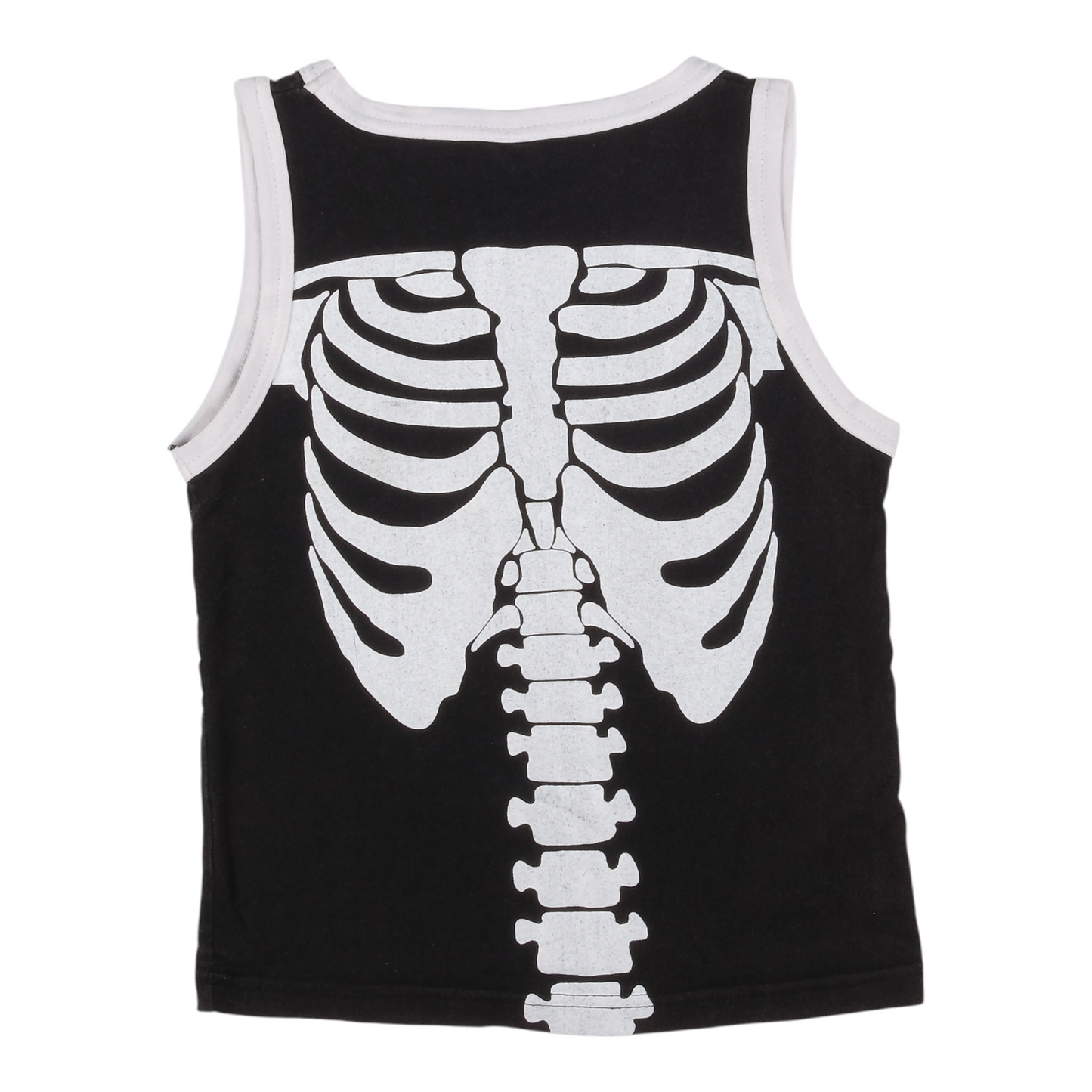 Shisky "Skelton Shisky" Skeleton Print Tank Top Black