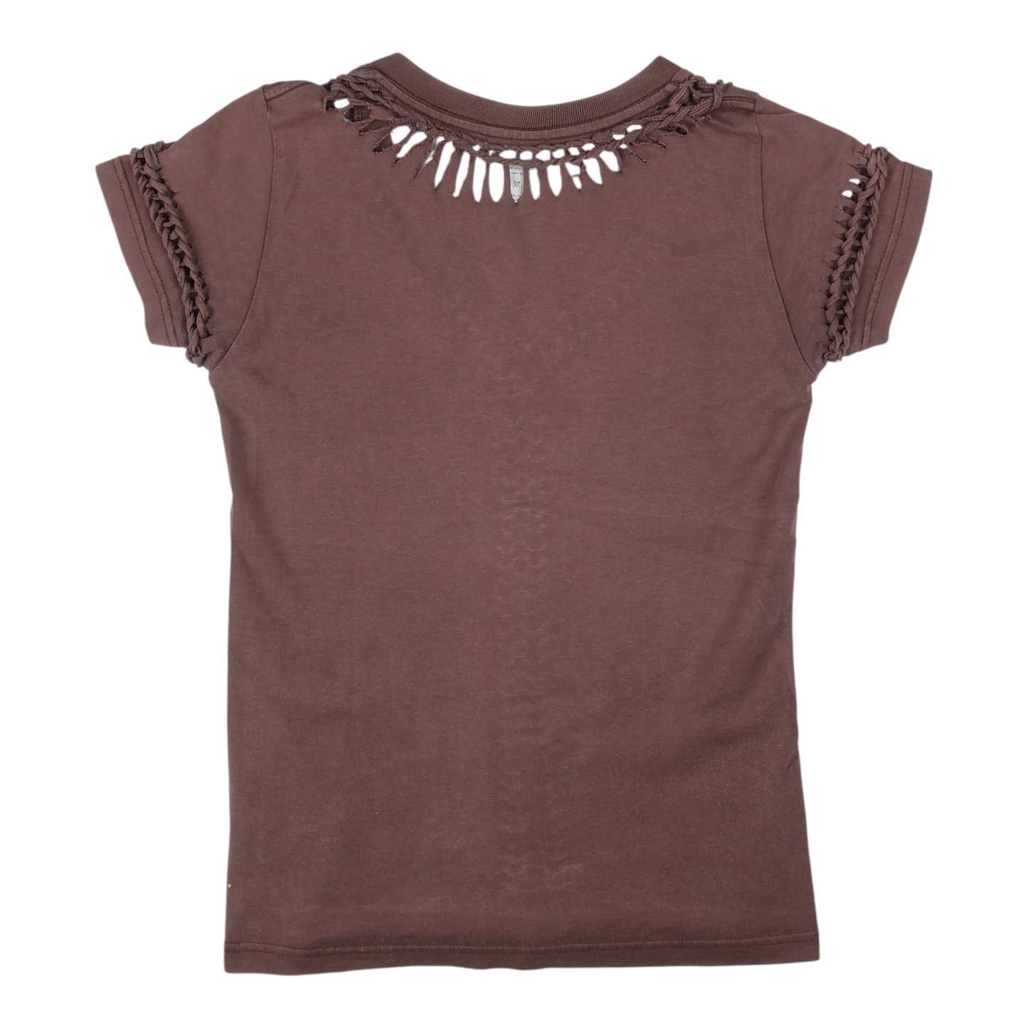Number (N)ine AW02 "Nowhere Man" Braided Lace Up Tee