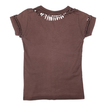 Number (N)ine AW02 "Nowhere Man" Braided Lace Up Tee