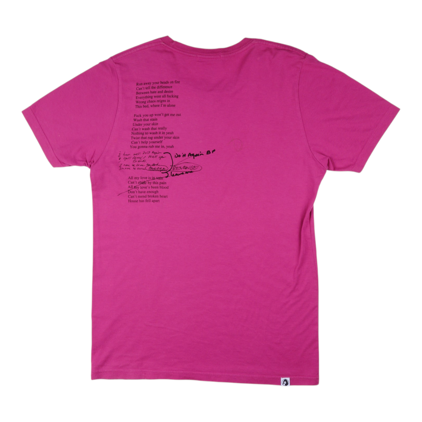 Hysteric Glamour Courtney Love Photo Pink Tee
