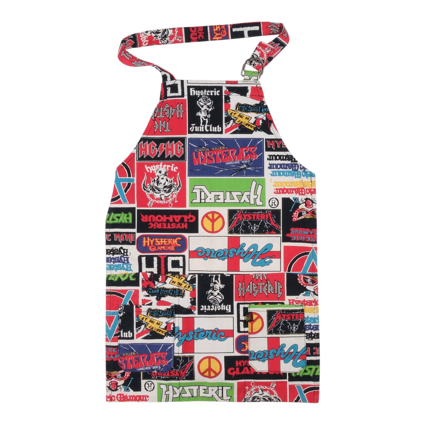 Hysteric Mini Band Logo Patchwork Apron