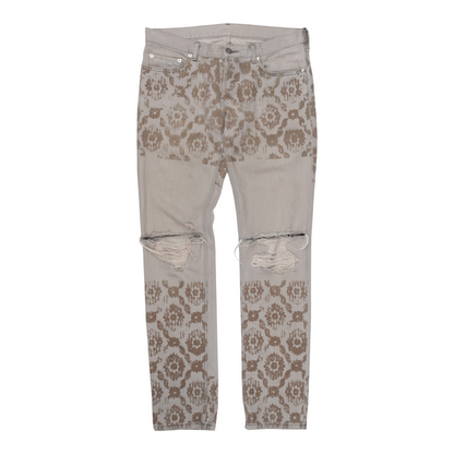 Undercover AW10 "Avakareta Life" Floral Felt Denim