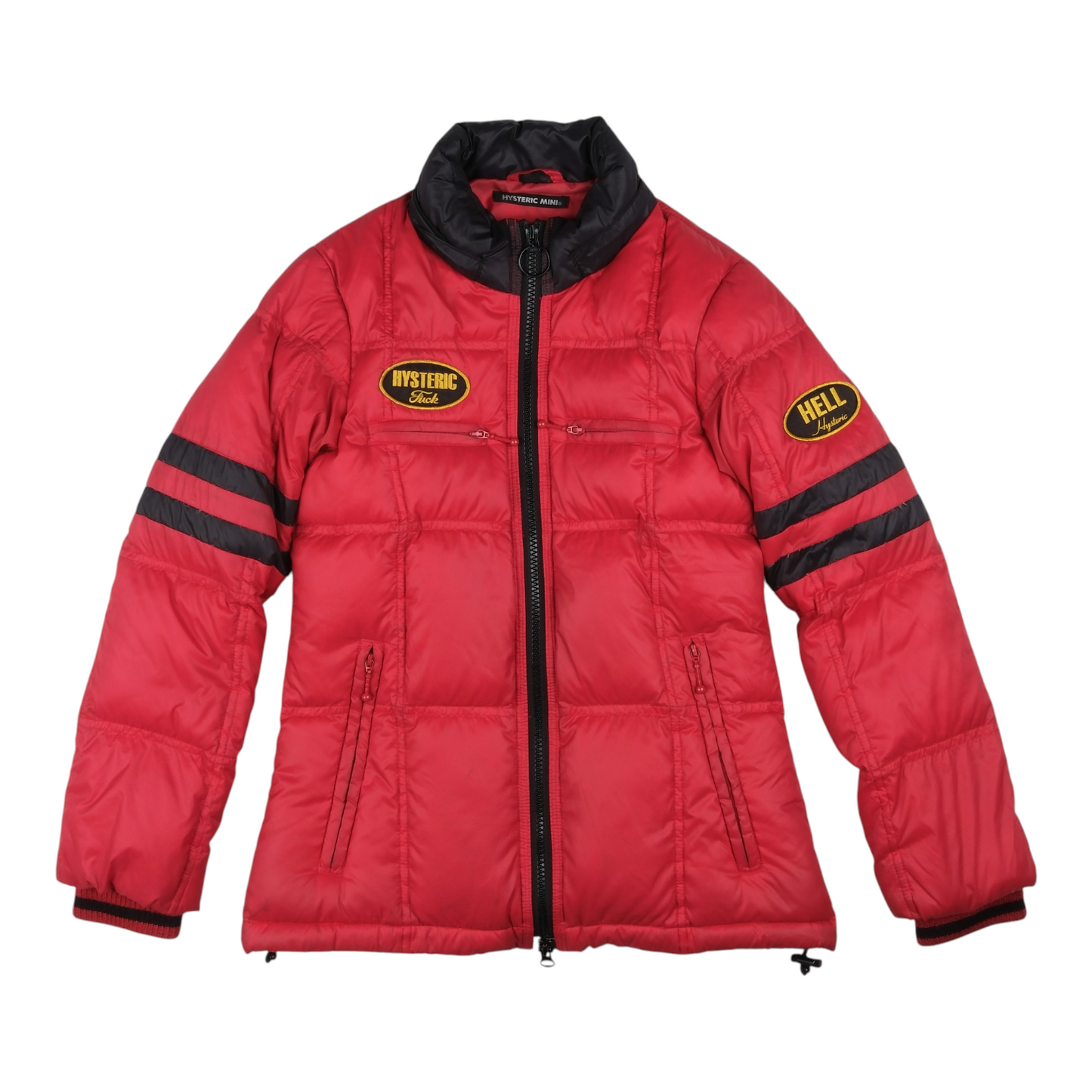 Hysteric Mini "Hell" Puffer Jacket Red