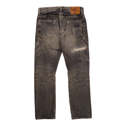 Hysteric Glamour Distressed Heavy Wash Denim Jeans