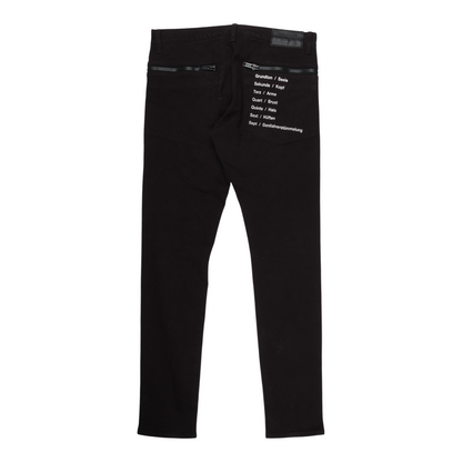Undercover Black Ripped Jeans