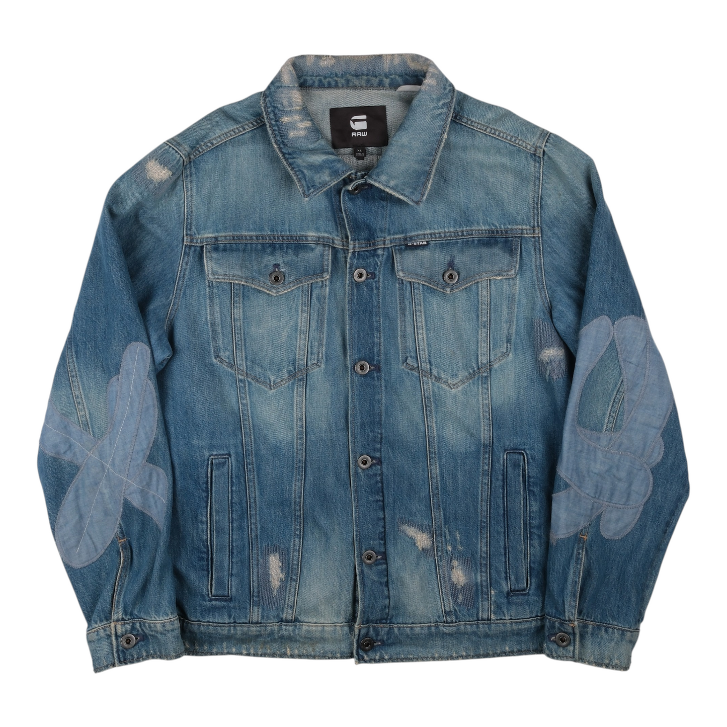 G-Star Raw Distressed Denim Jacket