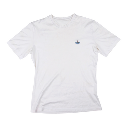 Vivienne Westwood Orb Embroidered White T-Shirt