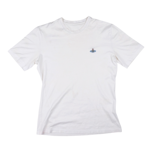 Vivienne Westwood Orb Embroidered White T-Shirt