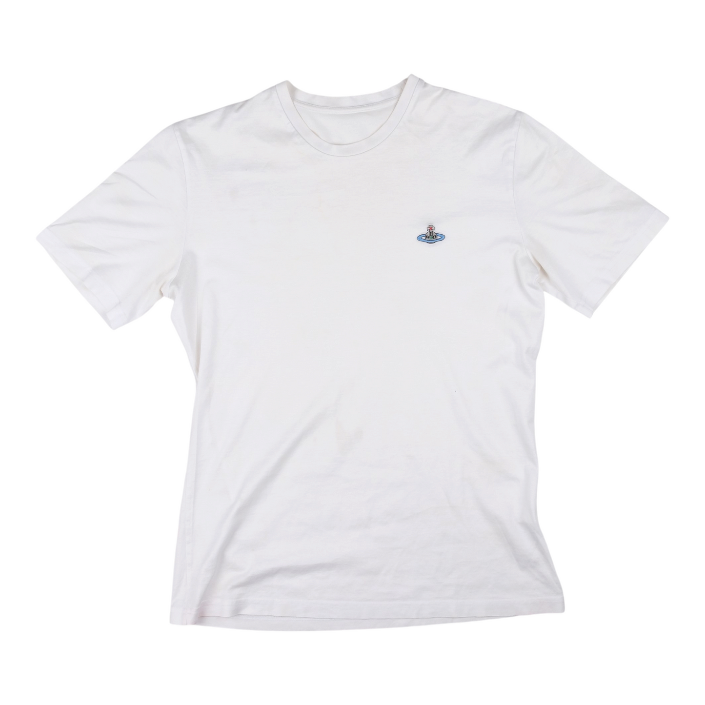 Vivienne Westwood Orb Embroidered White T-Shirt