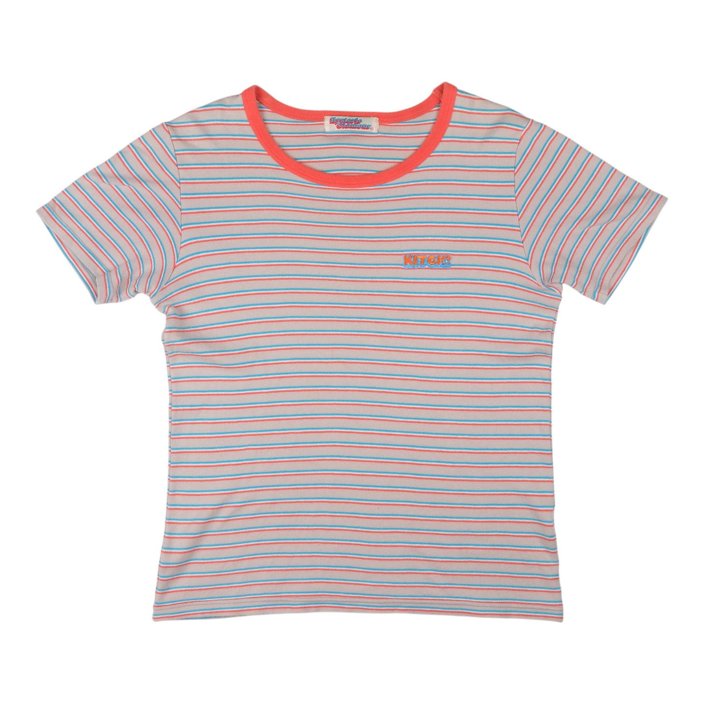 Hysteric Glamour "KITCH!" Striped T-Shirt
