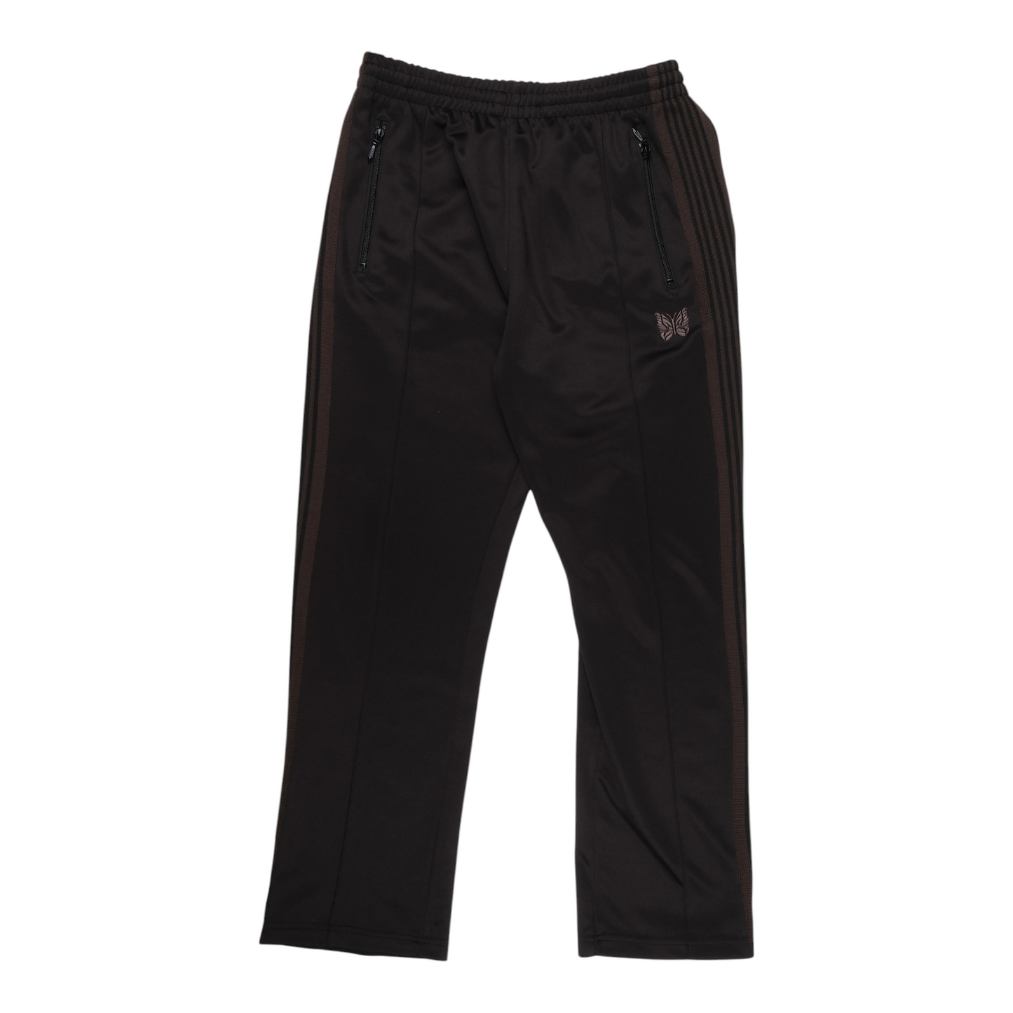 Needles Black & Brown Stripe Track Pants