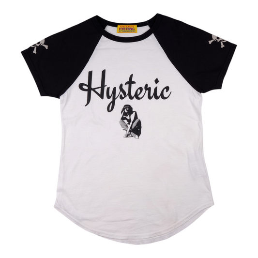 Hysteric Glamour Skull Raglan Tee