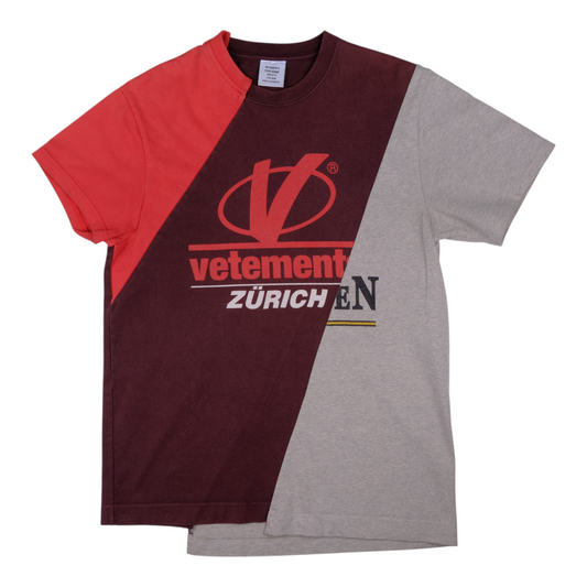Vetements Zurich Cut-up Print T-Shirt