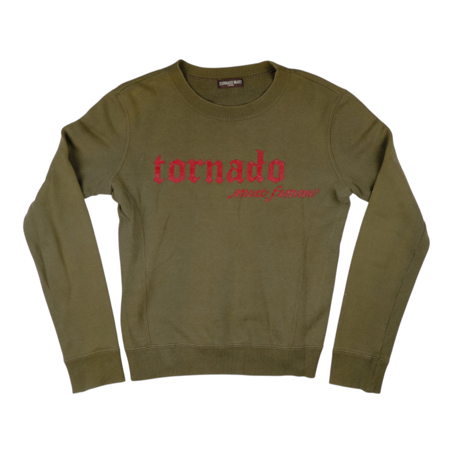 Tornado Mart Femme Olive Sweatshirt