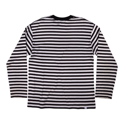 Hysteric Glamour "Girls Club" Striped Long Sleeve Tee