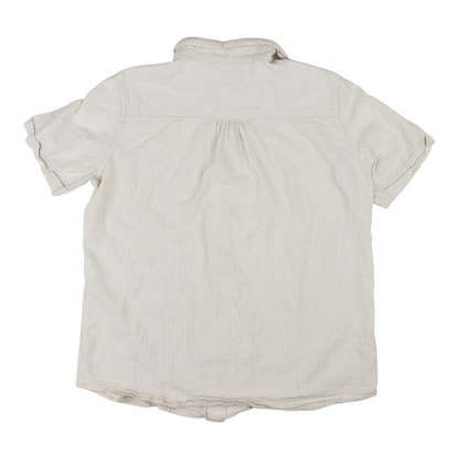Né-net Crochet Bear Appliqué Striped Shirt