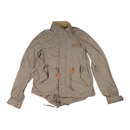 goa Beige Hooded Jacket with Removable Hood