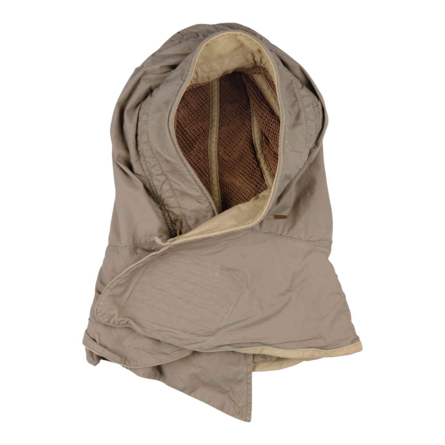 goa Beige Hooded Jacket with Removable Hood