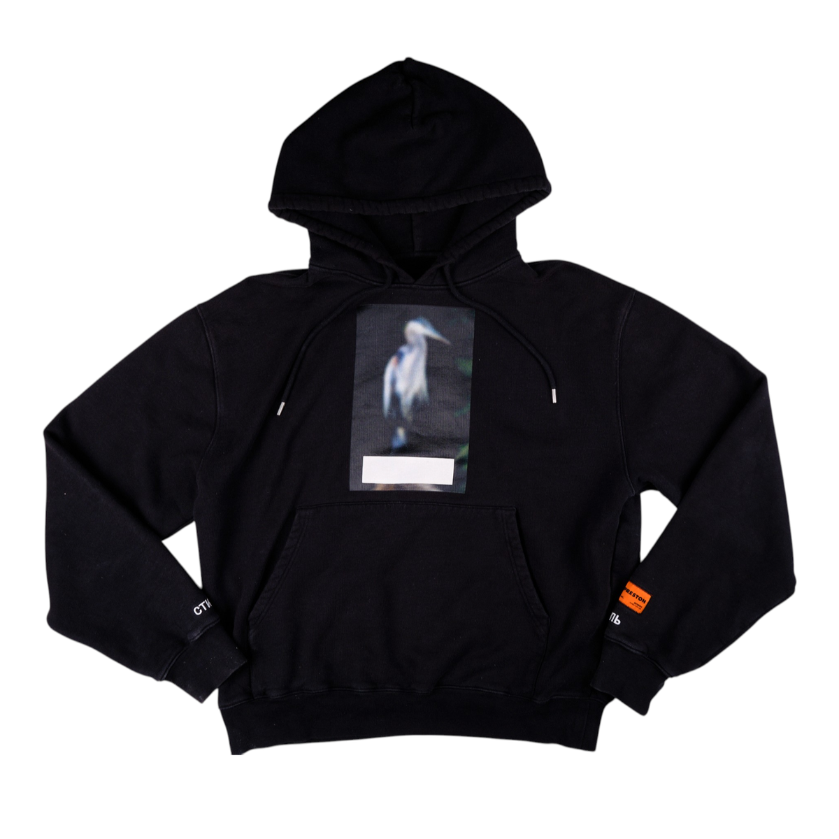 Heron Preston Heron Bird Photo Print Black Hoodie