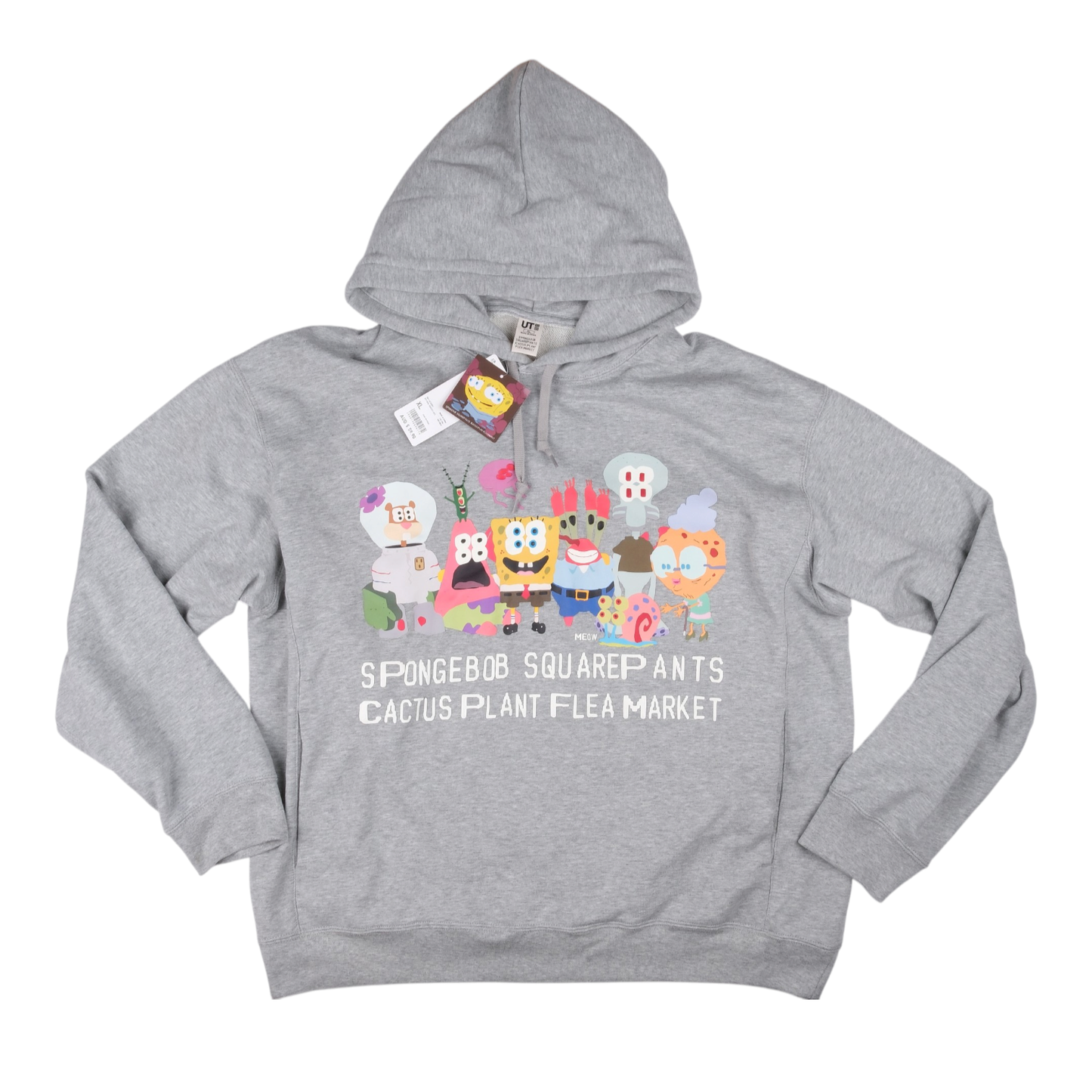 CPFM x Uniqlo SpongeBob SquarePants Grey Hoodie