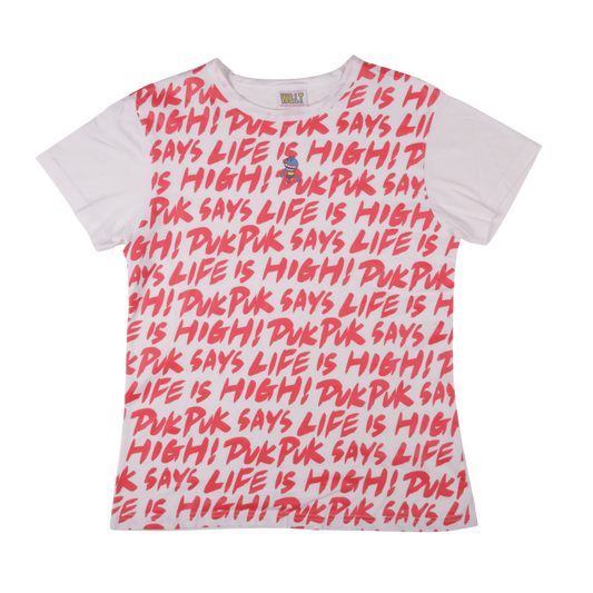 W&LT "Life Is High" White Tee
